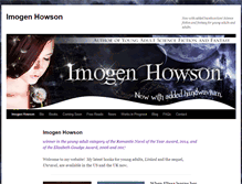 Tablet Screenshot of imogenhowson.com